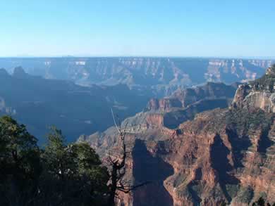 A view from the north rim.